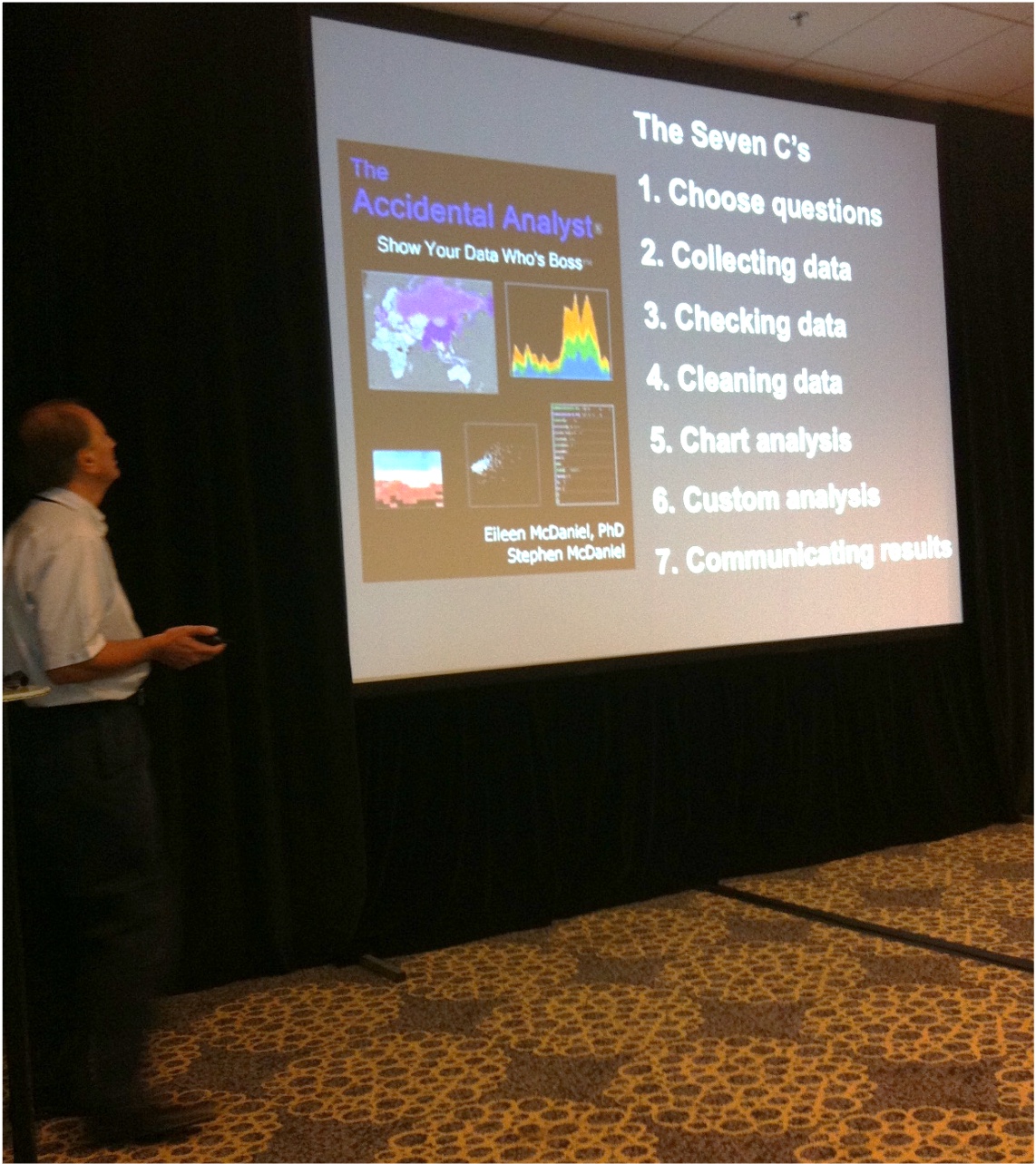 Pat Hanrahan discussing The Accidental Analyst at the 2012 Tableau World Conference.
